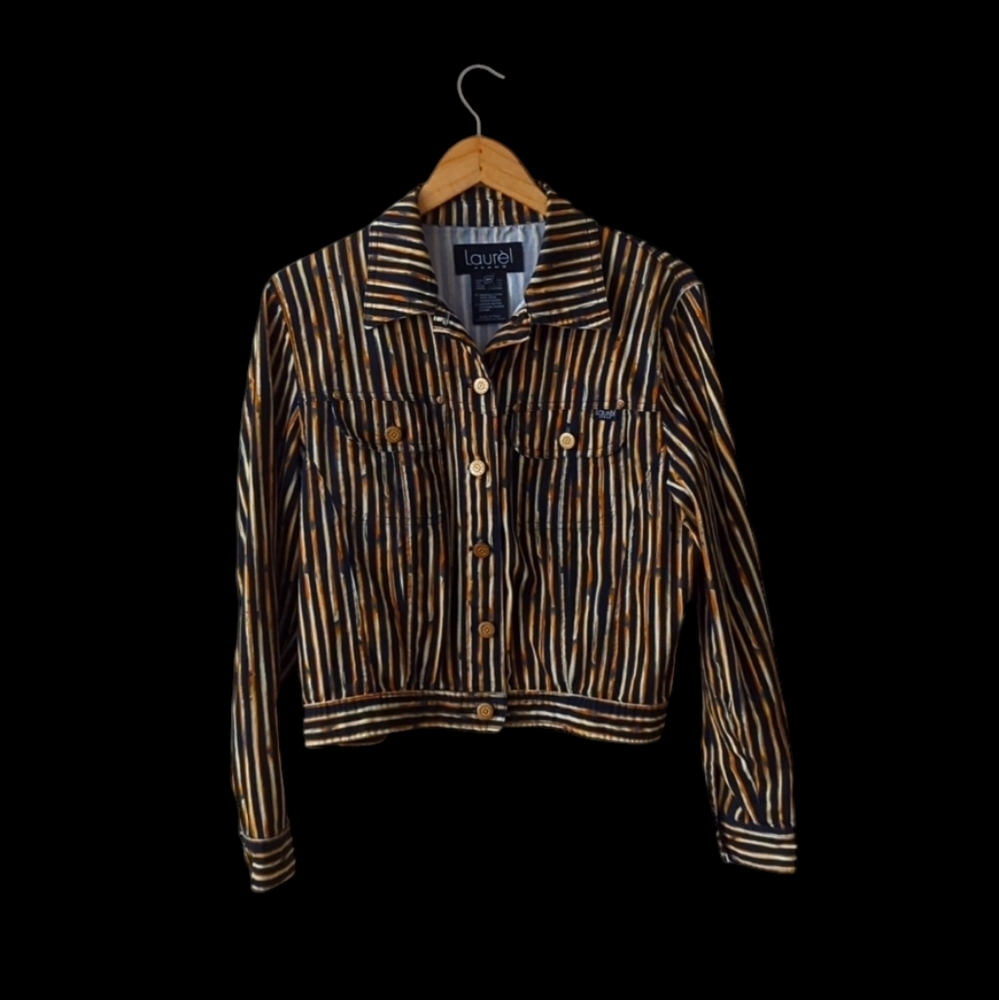 ❤ Designer Jacket - Laurel Jeans - Size 38 / Medium - Made in Italy - Picture 2 of 6